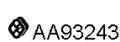  VENEPORTE part AA93243 Rubber Strip, exhaust system