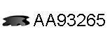  VENEPORTE part AA93265 Rubber Strip, exhaust system