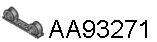  VENEPORTE part AA93271 Rubber Strip, exhaust system