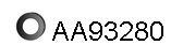  VENEPORTE part AA93280 Rubber Strip, exhaust system