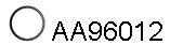  VENEPORTE part AA96012 Gasket, exhaust pipe