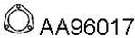  VENEPORTE part AA96017 Gasket, exhaust pipe
