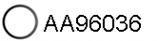  VENEPORTE part AA96036 Gasket, exhaust pipe