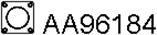  VENEPORTE part AA96184 Gasket, exhaust pipe