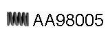  VENEPORTE part AA98005 Spring, exhaust pipe