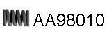  VENEPORTE part AA98010 Spring, exhaust pipe
