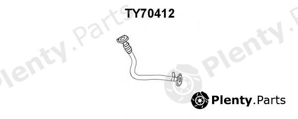  VENEPORTE part TY70412 Exhaust Pipe