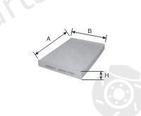  GOODWILL part AG584CF Filter, interior air