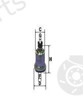  GOODWILL part FG528 Fuel filter