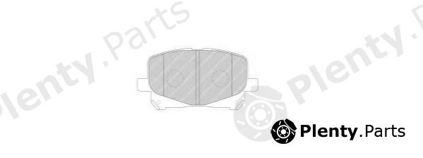  FERODO part FDB1752 Brake Pad Set, disc brake