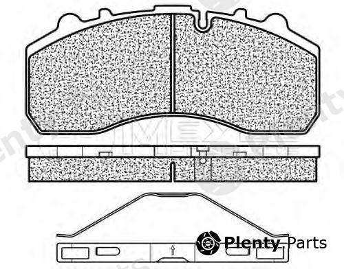  MEYLE part 0252908730 Brake Pad Set, disc brake