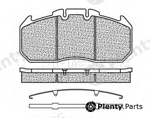  MEYLE part 0252913130 Brake Pad Set, disc brake