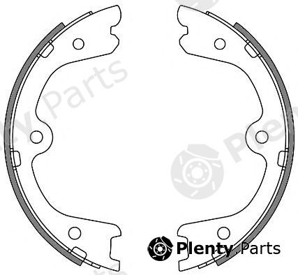  REMSA part 4264.00 (426400) Brake Shoe Set, parking brake