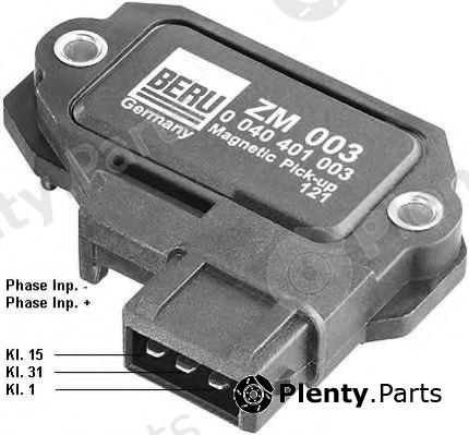  BERU part ZM003 Switch Unit, ignition system