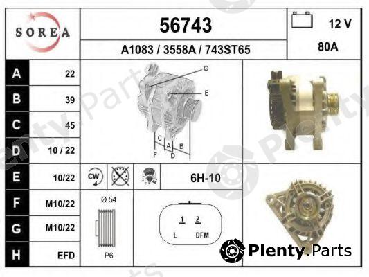  EAI part 56743 Alternator