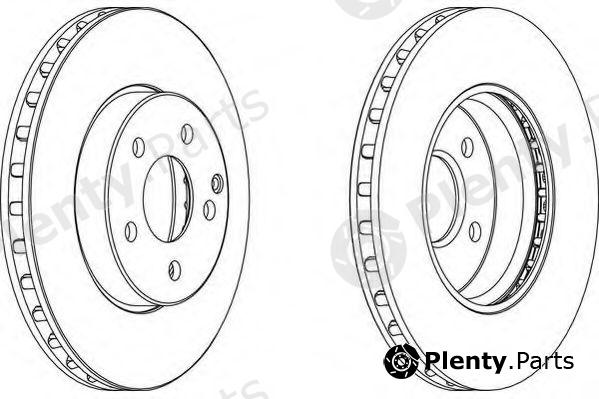  WAGNER part WGR1252-1 (WGR12521) Brake Disc