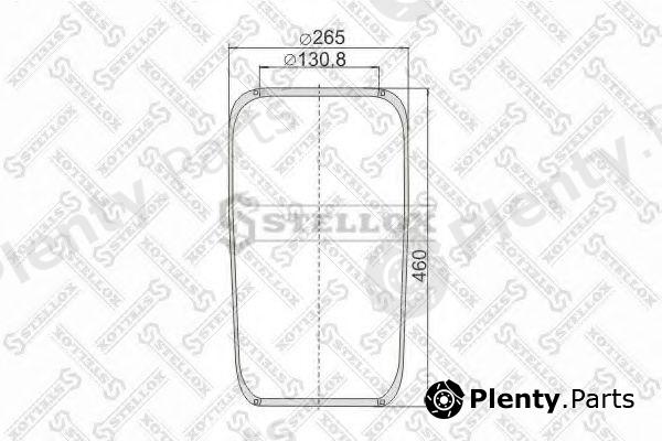  STELLOX part 90-07160-SX (9007160SX) Boot, air suspension