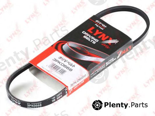  LYNXauto part 3PK0668 V-Ribbed Belts