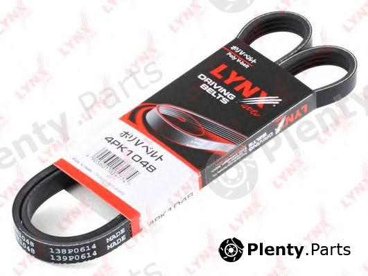  LYNXauto part 4PK1048 V-Ribbed Belts