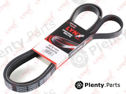 LYNXauto part 6PK2478 V-Ribbed Belts