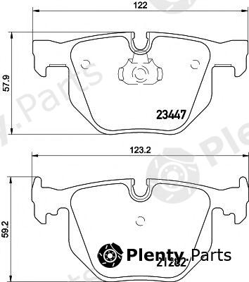  HELLA PAGID part 8DB355009-331 (8DB355009331) Brake Pad Set, disc brake