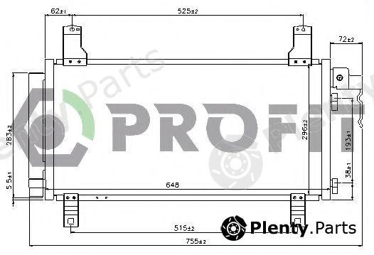  PROFIT part PR2030C1 Condenser, air conditioning