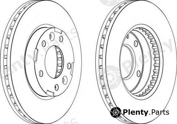  FERODO part DDF1629 Brake Disc