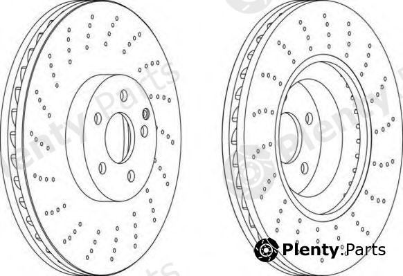  FERODO part DDF1637 Brake Disc