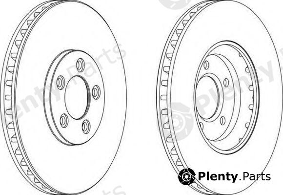  FERODO part DDF1648-1 (DDF16481) Brake Disc