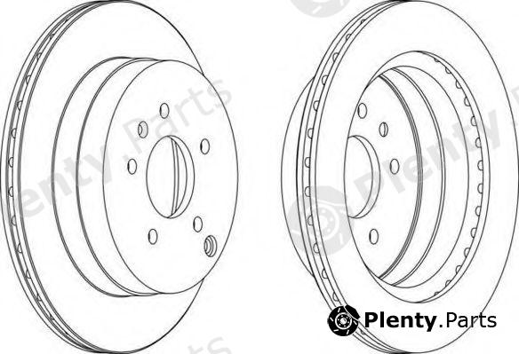  FERODO part DDF1660 Brake Disc