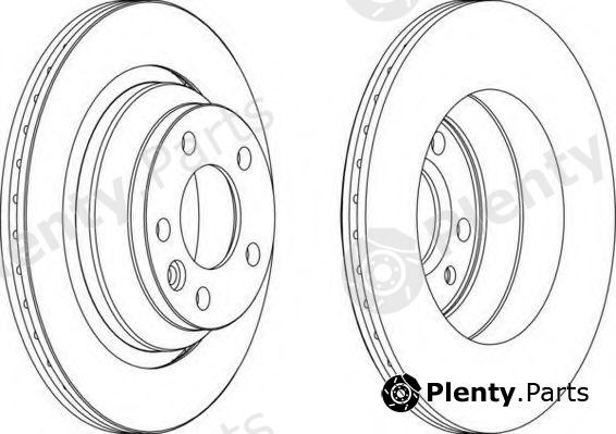  FERODO part DDF1698 Brake Disc