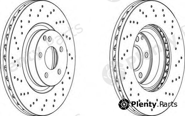  FERODO part DDF1769C Brake Disc