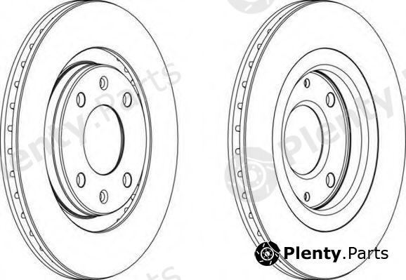  FERODO part DDF192 Brake Disc