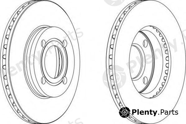  FERODO part DDF193 Brake Disc