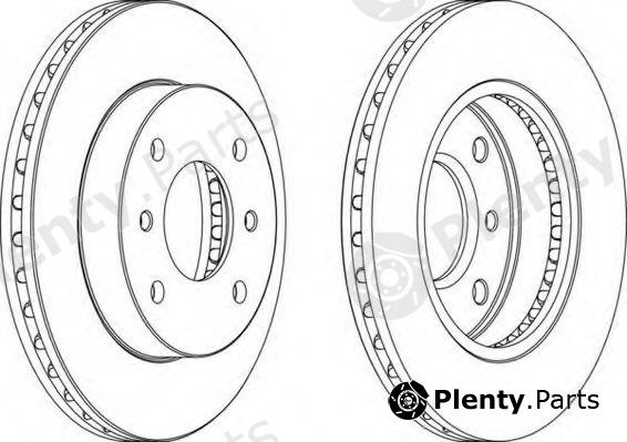 FERODO part DDF234 Brake Disc