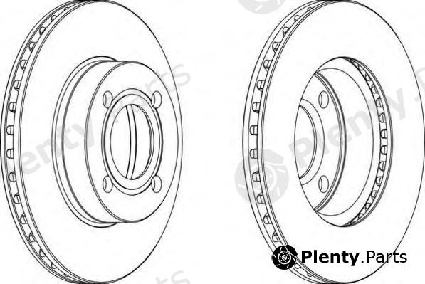  FERODO part DDF319 Brake Disc