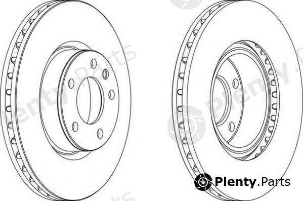  FERODO part DDF330 Brake Disc