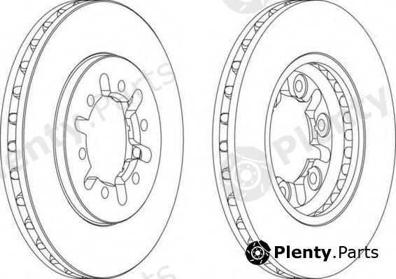  FERODO part DDF443 Brake Disc