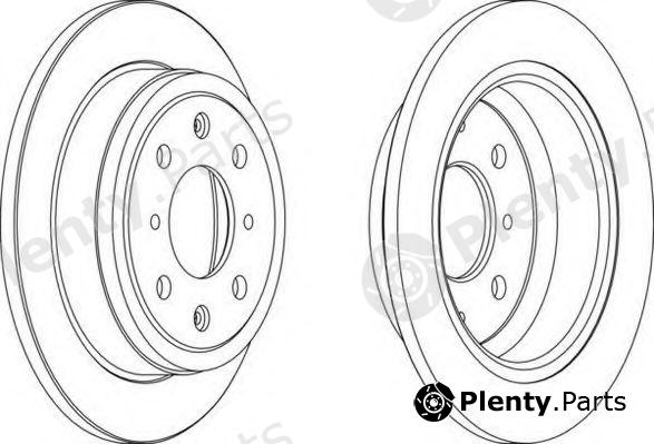  FERODO part DDF468-1 (DDF4681) Brake Disc