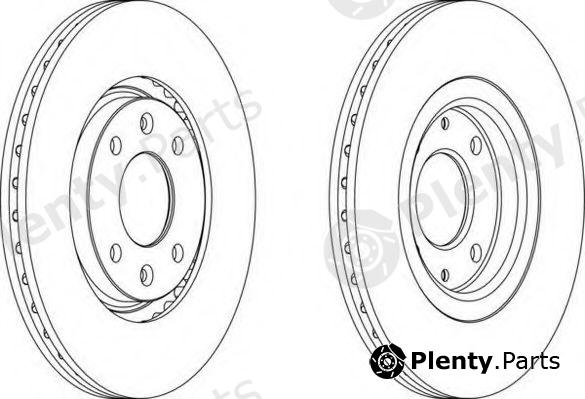  FERODO part DDF489 Brake Disc