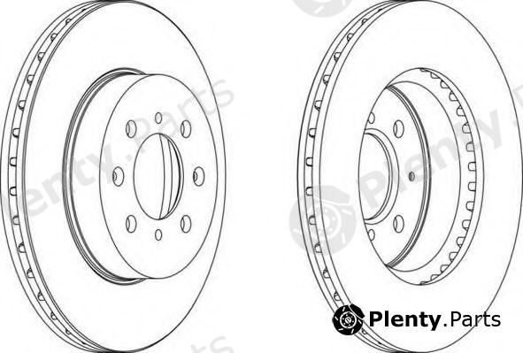  FERODO part DDF492 Brake Disc