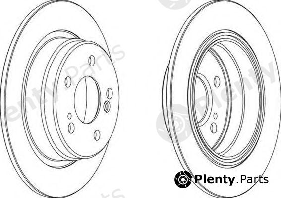  FERODO part DDF548 Brake Disc