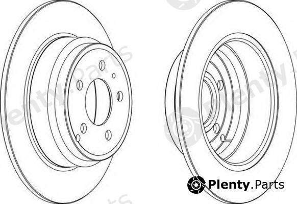  FERODO part DDF552 Brake Disc