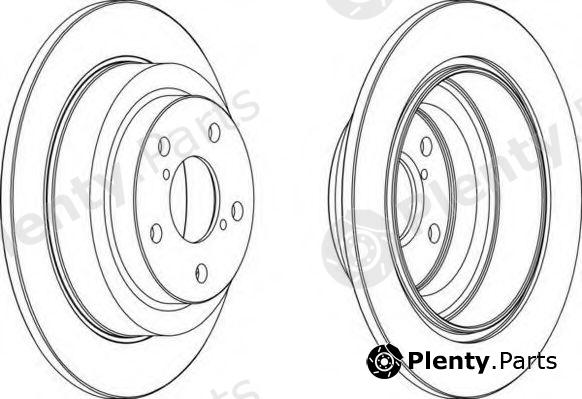  FERODO part DDF678 Brake Disc