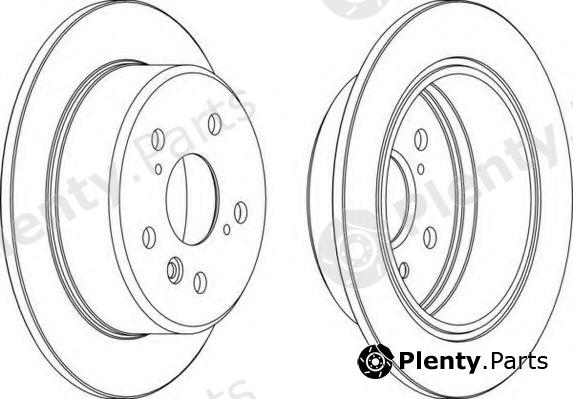  FERODO part DDF684 Brake Disc