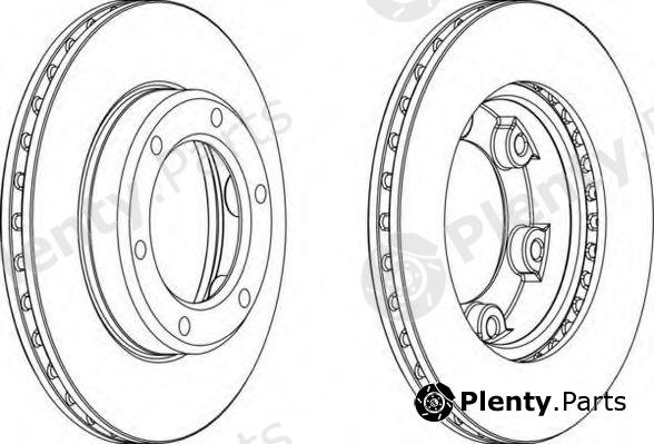 FERODO part DDF701 Brake Disc