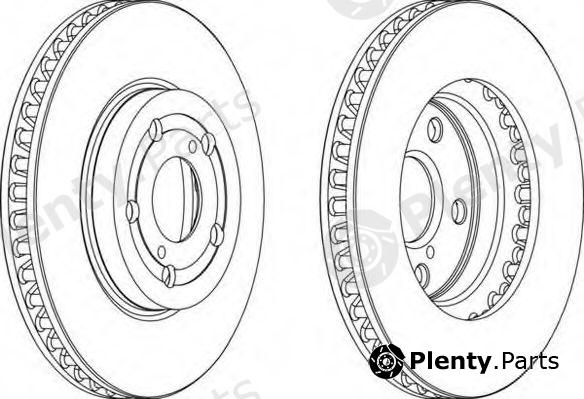  FERODO part DDF799 Brake Disc