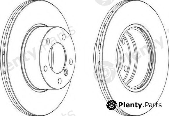 FERODO part DDF834 Brake Disc
