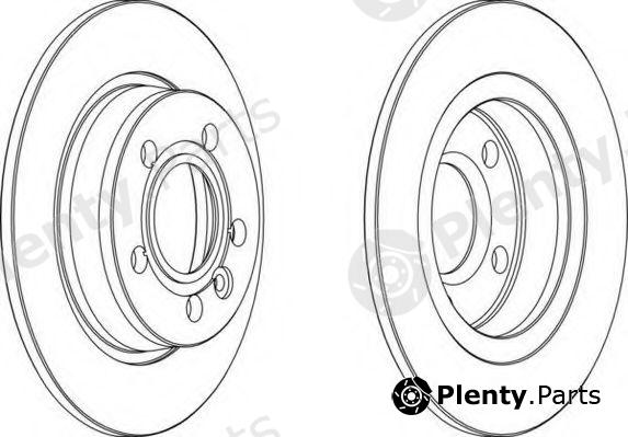  FERODO part DDF847 Brake Disc