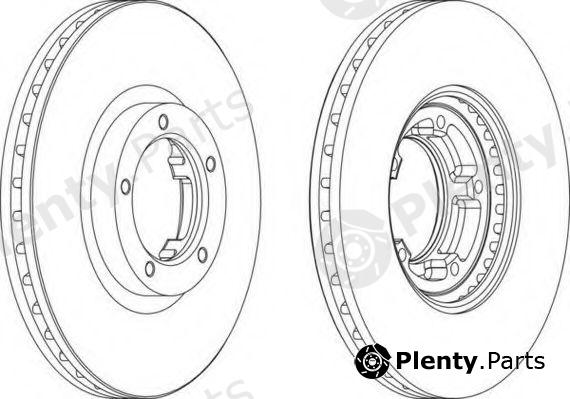 FERODO part DDF848 Brake Disc